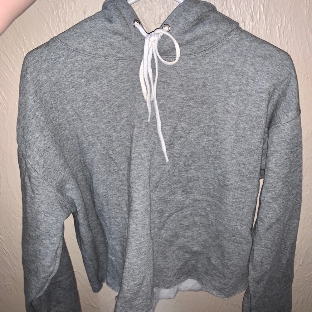 Crop hoodie.